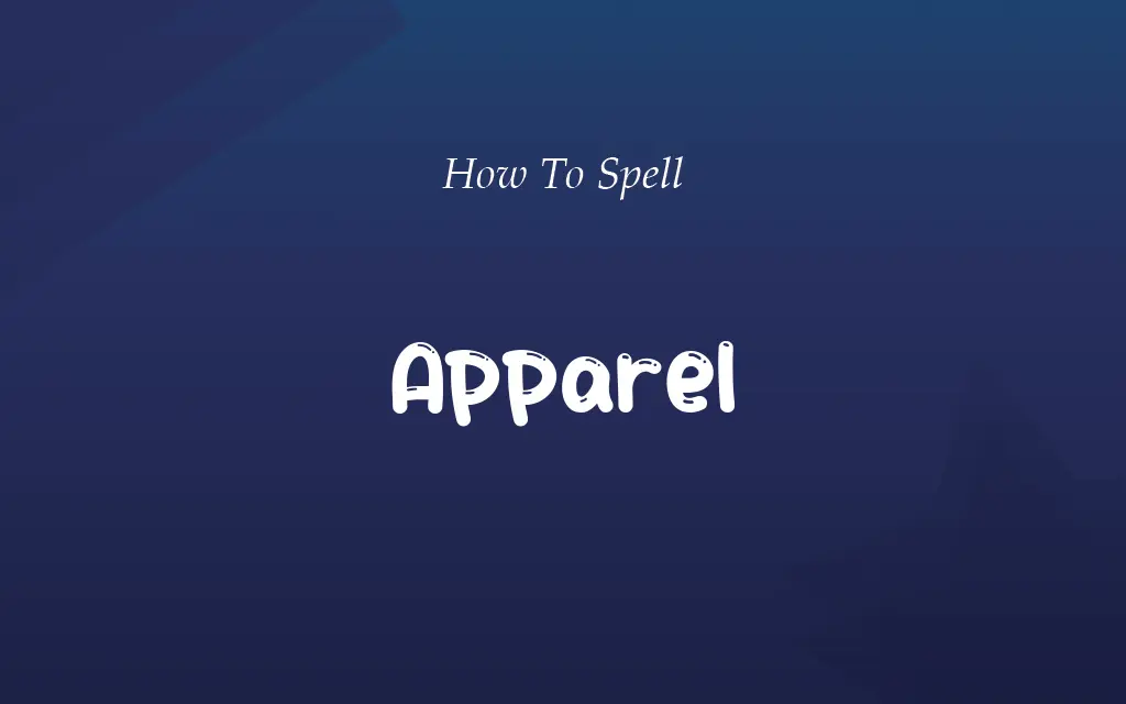 Aparel or Apparel