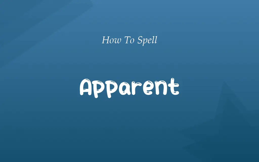 Aparent or Apparent