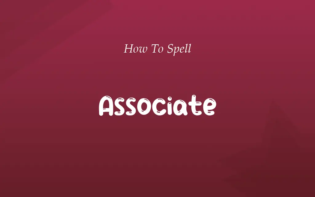 Asociate or Associate