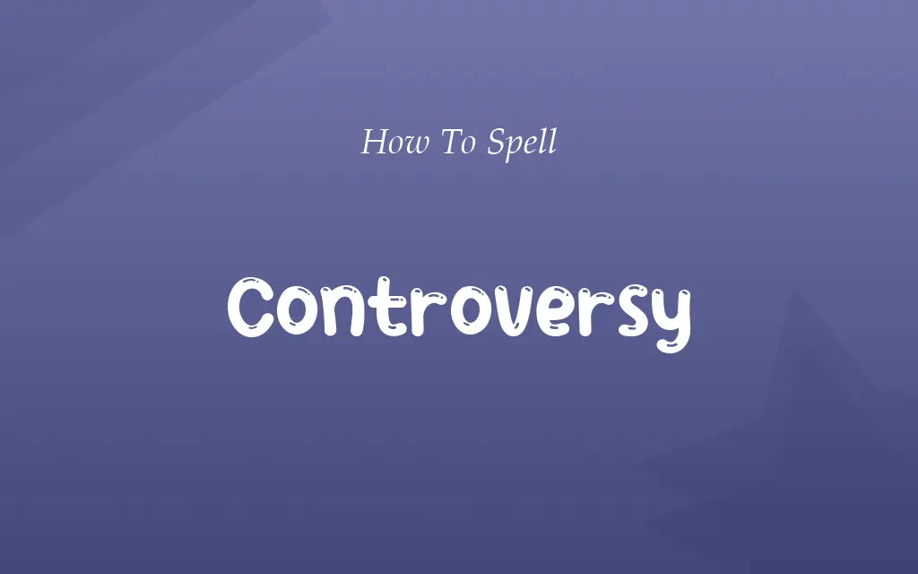 Contraversy or Controversy