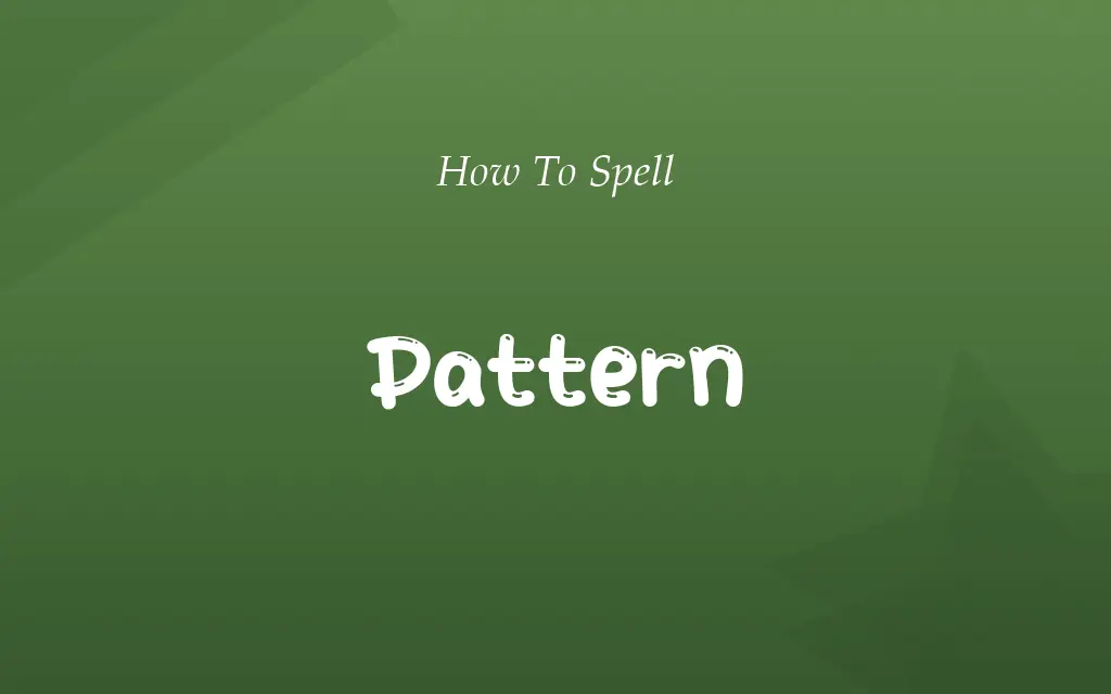 Patern or Pattern