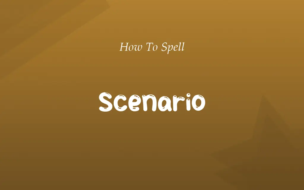 Scenero or Scenario